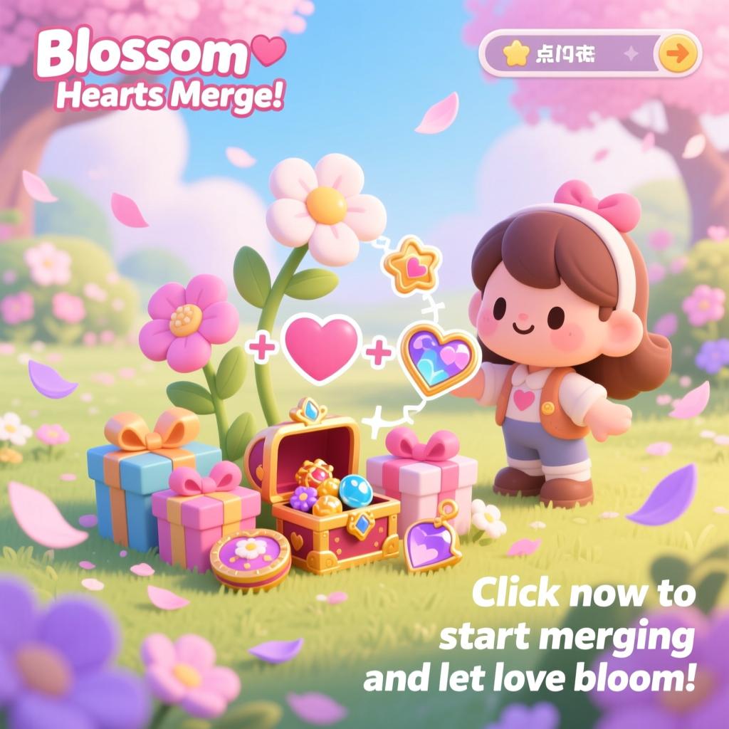Blossom Hearts Merge