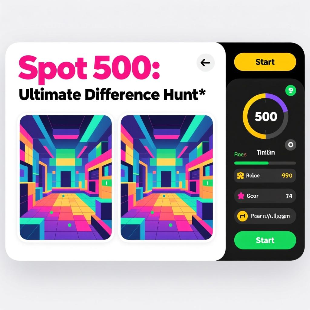 Spot 500 Ultimate Difference Hunt